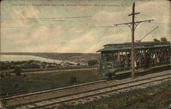 View from the Niagara Falls Bell Line, showing Queenston, Ont. and Lewiston, N.Y. Ontario Canada Postcard Postcard Postcard