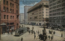 Market Street at Kearny San Francisco, CA Postcard Postcard Postcard