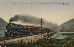 The 20th Century Limited-Eight Hour Train Between New York and Chicago Postcard