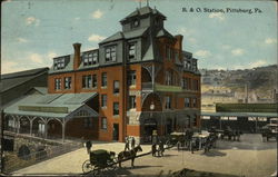 B. & O. Station Postcard