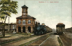 Erie Depot Elmira, NY Postcard Postcard Postcard