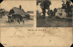 View of Main Street McAfee, NJ Postcard Postcard Postcard