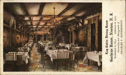 Log Cabin Dining Room, Gorhran House Newton, NJ Postcard Postcard Postcard