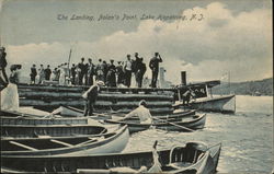 The Landing, Nolan's Point Lake Hopatcong, NJ Postcard Postcard Postcard