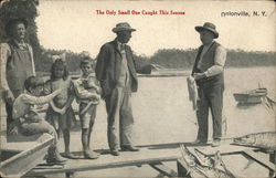 The Only Small One Caught This Season Unionville, NY Postcard Postcard Postcard