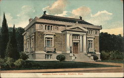 Attleboro Public Library Massachusetts Postcard Postcard Postcard