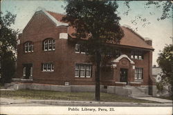 Public Library Postcard