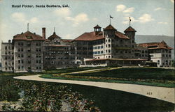 Hotel Potter Santa Barbara, CA Postcard Postcard Postcard