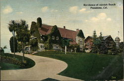 Residence of Adolph Busch Postcard