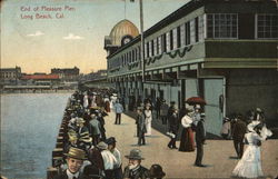 End of Pleasure Pier Postcard