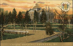 Capitol Building Augusta, ME Postcard Postcard Postcard