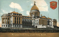 State Capitol Jackson, MS Postcard Postcard Postcard