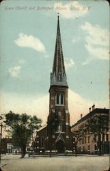 Grace Church and Butterfield House Utica, NY Postcard Postcard Postcard