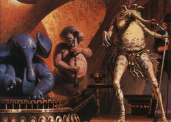 Star Wars - Sy Snootles and the Max Rebo Band Postcard