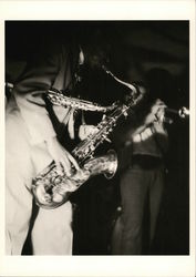 Rahassan Roland Kirk, Chicago 1960 Jazz Postcard