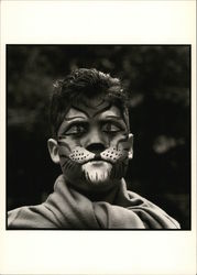 Facepainter, 1989 - Photograph by Amy Arbus Photographic Art Postcard Postcard Postcard