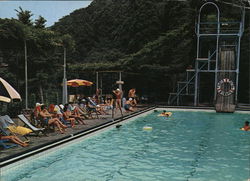 Swimming Pool, Fujiya Hotel Japan Postcard Postcard Postcard