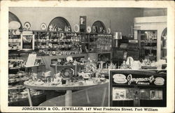 Jorgensen & Co., Jeweller - Store Interior Fort William, Scotland Postcard Postcard Postcard