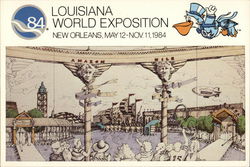 Louisiana World Exposition, New Orleans, May 12-Nov. 11, 1984 Postcard