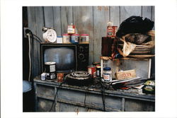 A Neighborhood Kitchen in a Home Being Rehabilitated, 1999 Philadelphia, PA Postcard Postcard Postcard