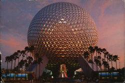 Spaceship Earth Orlando, FL Disney Postcard Postcard Postcard