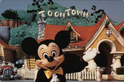 Mickey's Toon Town Postcard