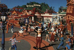 Mickey's Toontown Disney Postcard Postcard Postcard