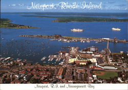 Newport, R. I. and Narragansett Bay Rhode Island Postcard Postcard Postcard