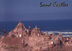 Sand Castles Postcard