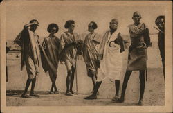 Costumi Africani (African Dresses) Postcard Postcard