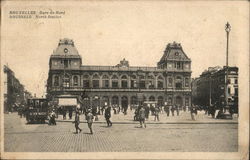 Bruxelles - Gare du nord - Brussels North Station Belgium Benelux Countries Postcard Postcard