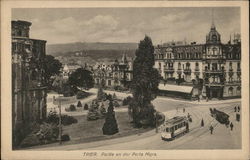 Trier. Partie an der Porta Nigra Postcard