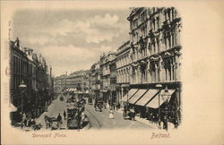 Donegall Place Belfast, Northern Ireland Postcard Postcard