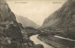 Pass of Llanberis Wales Postcard Postcard