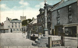 The Square Poulton-le-Fylde, England Postcard Postcard