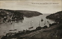 Mouth of the dart from Dyers Hill, Dartmouth Devon, England (UK) Postcard Postcard