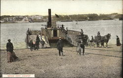 Torpoint Ferry Devonport, England Postcard Postcard