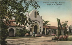 Hotel Agua Caliente - Entrance Tijuana, Mexico Postcard Postcard