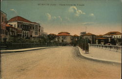 BEYROUTH (Syrie) - Grande avenue des Francais Beirut, Lebanon Middle East Postcard Postcard