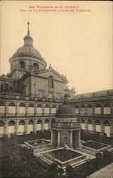 Real Monasterio de EL ESCORIAL. Patio de los Evanjelistas y Torre del Cimborrio Postcard