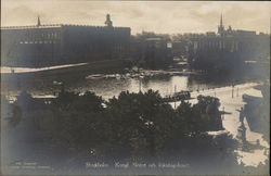 Stockholm - Kungl. Slottet och Riksdagshuset Sweden Postcard Postcard