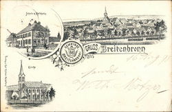 Gruss aus Breitenbronn Dinkelscherben, Germany Postcard Postcard