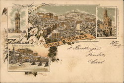 Greetings from Tubingen Postcard