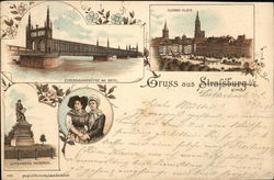 Gruss aus Strassburg Postcard