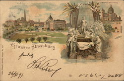 Gruss aus Strassburg Germany Postcard Postcard