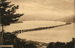 Amanohashidate - Heavenly Bridge, Miyazu Bay Kyoto, Japan Postcard Postcard