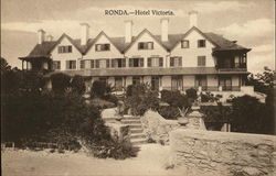 Hotel Victoria Ronda, Spain Postcard Postcard Postcard