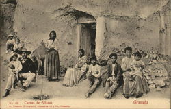 No.63. Cuevas de Gitanos Postcard