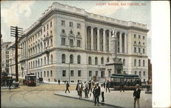 Court House Baltimore, MD Postcard Postcard