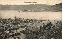 Hammerfest fra Fjeldet Norway Postcard Postcard